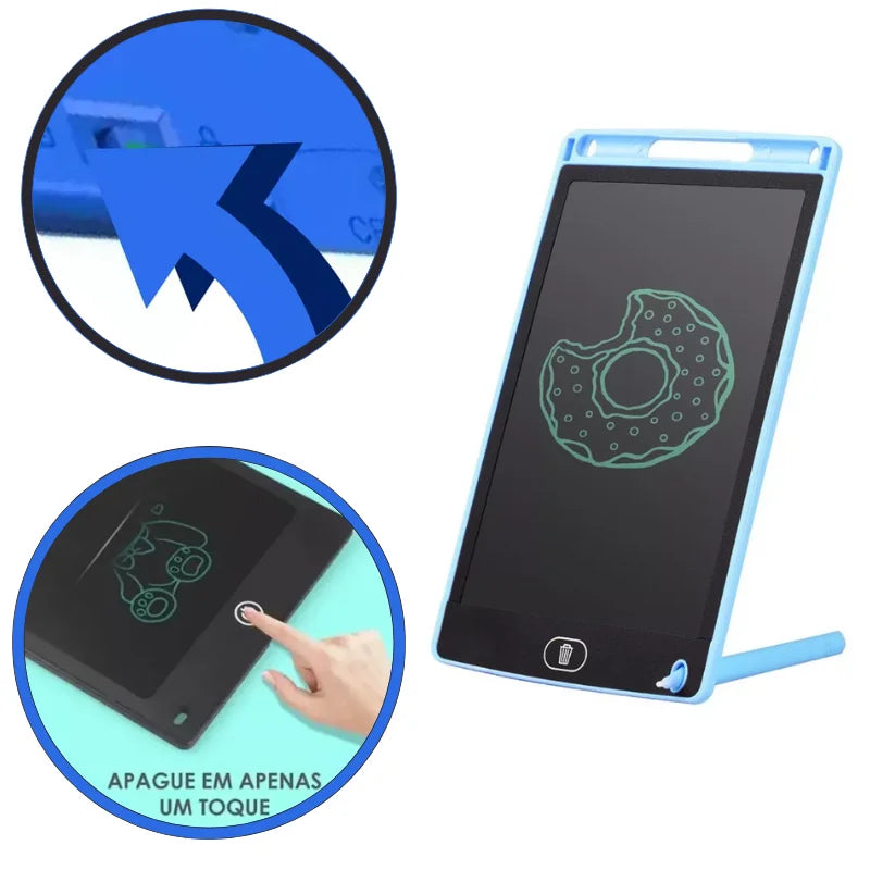 Tablet Mágico Infantil 12” – Lousa Digital Educativa e Divertida!