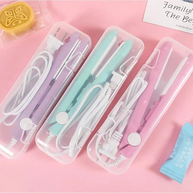 Mini Chapinha de Bolsa – Prancha Portátil Bivolt com Estojo