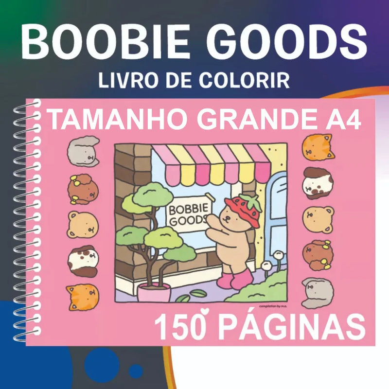 Bob Goods🎨 Livro de Colorir e Pintar – Edição Oficial em Capa Dura Holográfica | Para Todas as Idades
