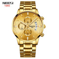 Relógio Masculino NIBOSI 2309Z – Original de Luxo – Aço Inoxidável