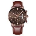 Relógio Masculino NIBOSI 2309Z – Original de Luxo – Aço Inoxidável