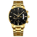 Relógio Masculino NIBOSI 2309Z – Original de Luxo – Aço Inoxidável