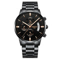Relógio Masculino NIBOSI 2309Z – Original de Luxo – Aço Inoxidável