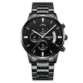 Relógio Masculino NIBOSI 2309Z – Original de Luxo – Aço Inoxidável