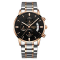 Relógio Masculino NIBOSI 2309Z – Original de Luxo – Aço Inoxidável