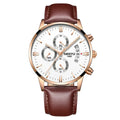 Relógio Masculino NIBOSI 2309Z – Original de Luxo – Aço Inoxidável
