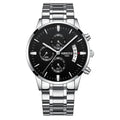 Relógio Masculino NIBOSI 2309Z – Original de Luxo – Aço Inoxidável