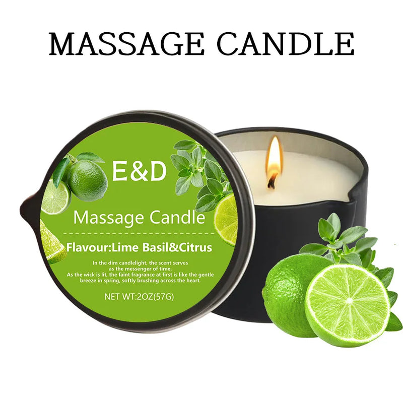 Vela de Massagem 2 em 1 – Aromaterapia e Hidratação com Óleos Naturais