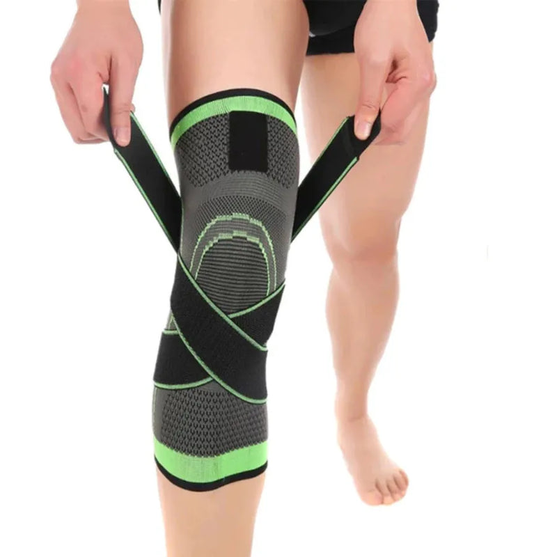 Joelheira de Compressão Ajustável – Suporte Esportivo para Corrida, Treino e Uso Diário