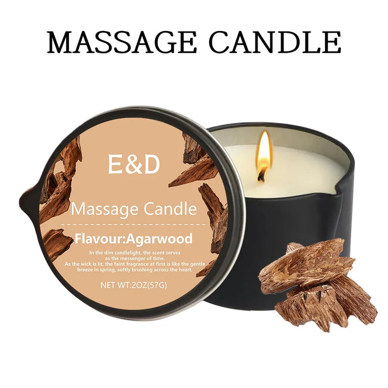 Vela de Massagem 2 em 1 – Aromaterapia e Hidratação com Óleos Naturais