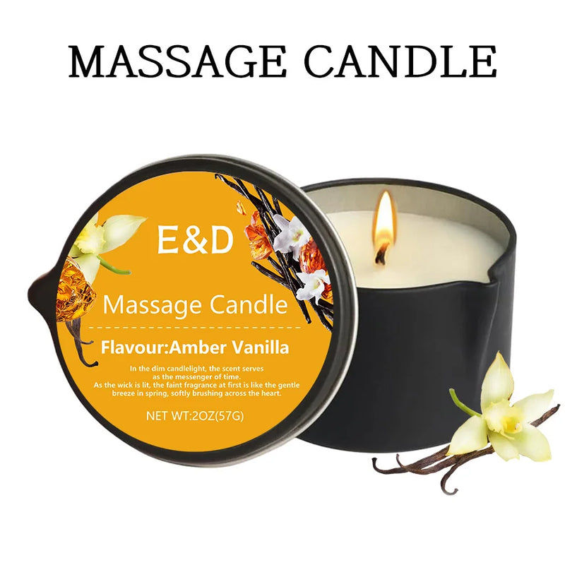 Vela de Massagem 2 em 1 – Aromaterapia e Hidratação com Óleos Naturais