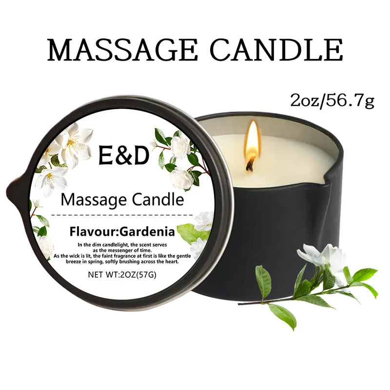 Vela de Massagem 2 em 1 – Aromaterapia e Hidratação com Óleos Naturais