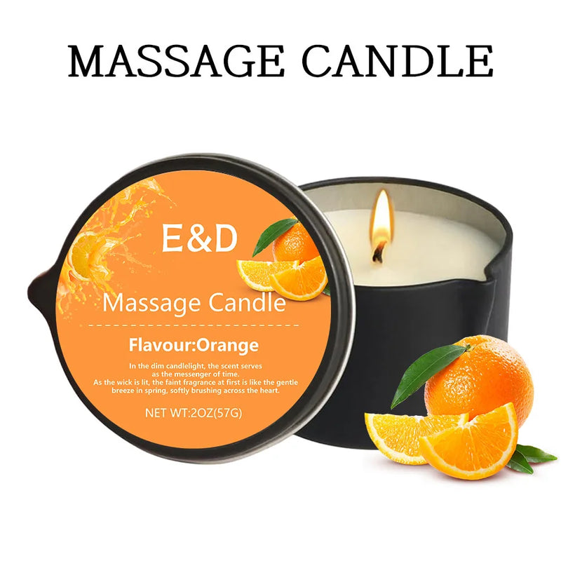 Vela de Massagem 2 em 1 – Aromaterapia e Hidratação com Óleos Naturais
