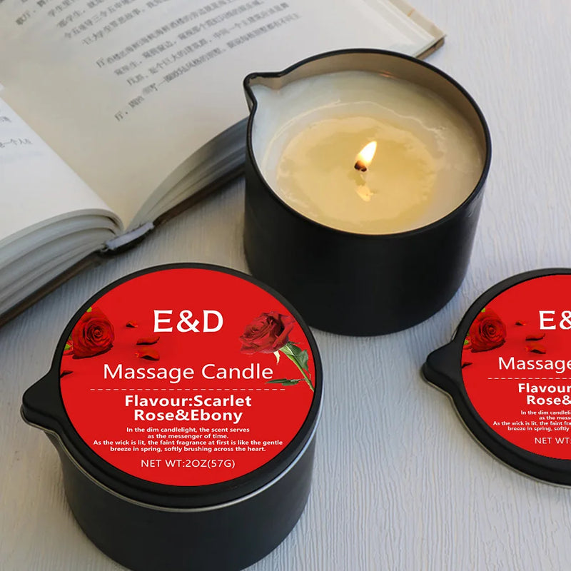 Vela de Massagem 2 em 1 – Aromaterapia e Hidratação com Óleos Naturais