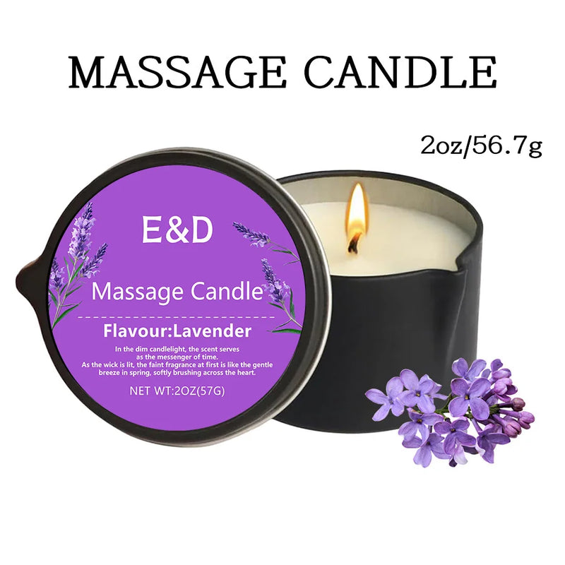 Vela de Massagem 2 em 1 – Aromaterapia e Hidratação com Óleos Naturais