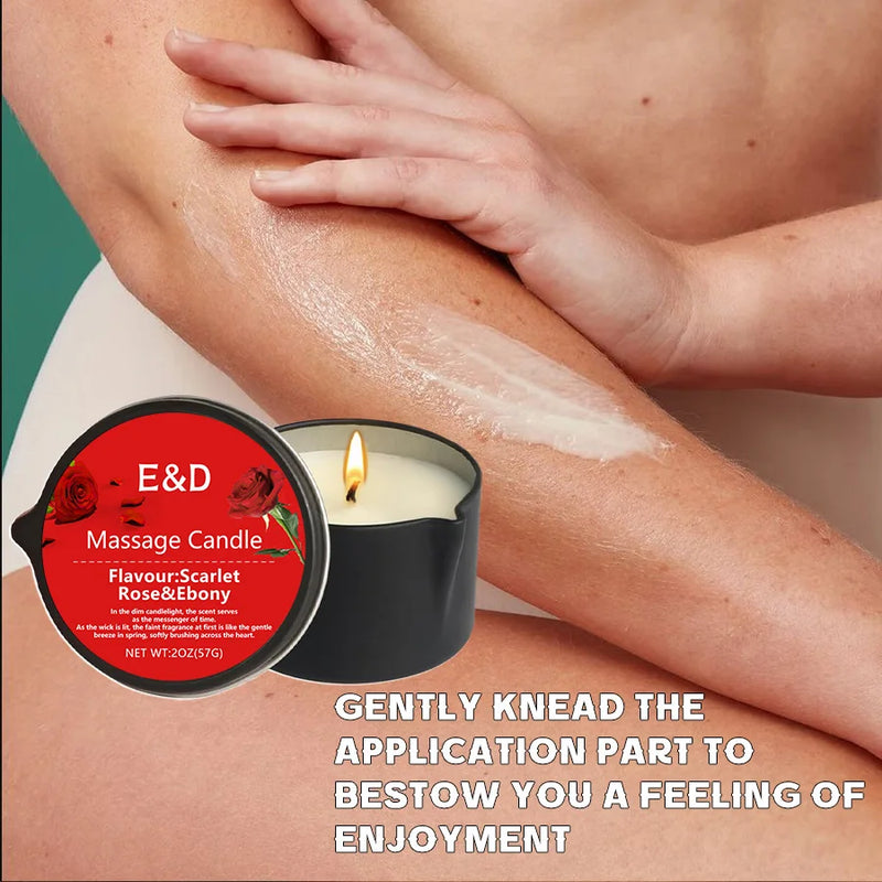 Vela de Massagem 2 em 1 – Aromaterapia e Hidratação com Óleos Naturais