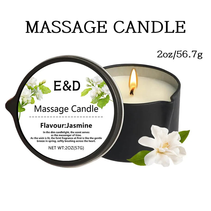 Vela de Massagem 2 em 1 – Aromaterapia e Hidratação com Óleos Naturais