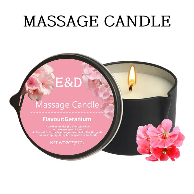 Vela de Massagem 2 em 1 – Aromaterapia e Hidratação com Óleos Naturais