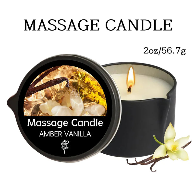 Vela de Massagem 2 em 1 – Aromaterapia e Hidratação com Óleos Naturais