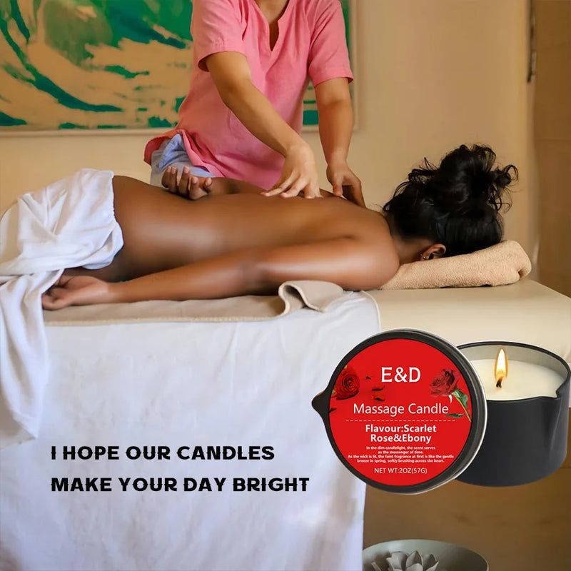 Vela de Massagem 2 em 1 – Aromaterapia e Hidratação com Óleos Naturais